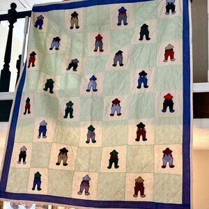 NEW Hand Made, Hand Stitched Quilt -  - 72" x 82"
